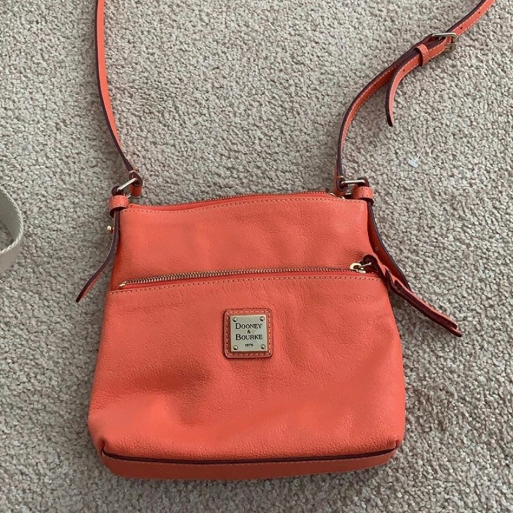 Dooney n Burke coral crossbody